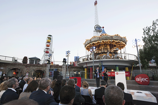 Cerimònia d’entrega del Premi Jove Empresari 2014, al Parc d’Atraccions Tibidabo.