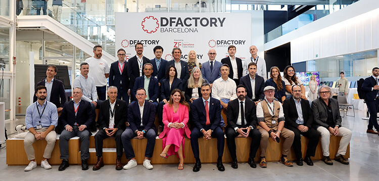 Pedro Sánchez visita el DFactory con motivo de la Barcelona New Economy Week